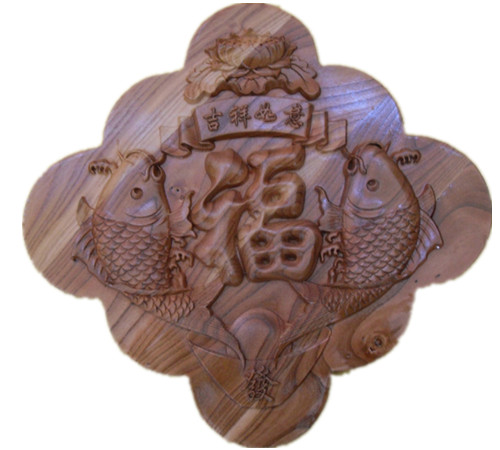 花邊浮雕魚(yú)雕刻